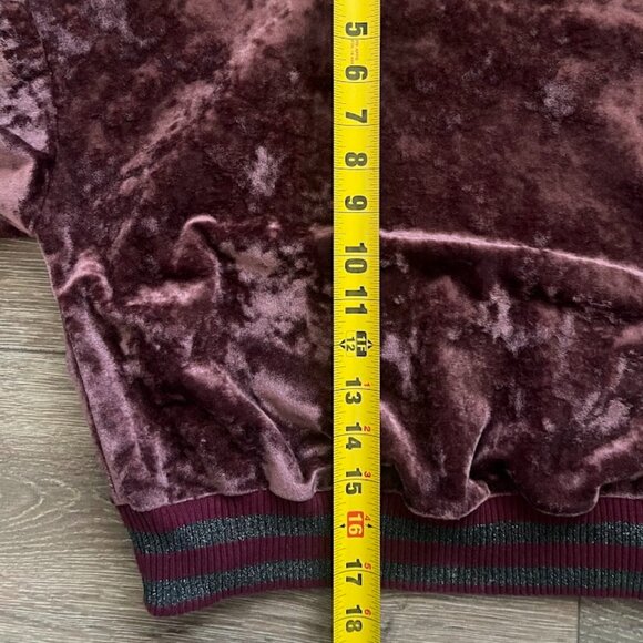 THE ONLY ALICE Maroon Burgundy Long Sleeve Sweater Top Size XS - Picture 16 of 16